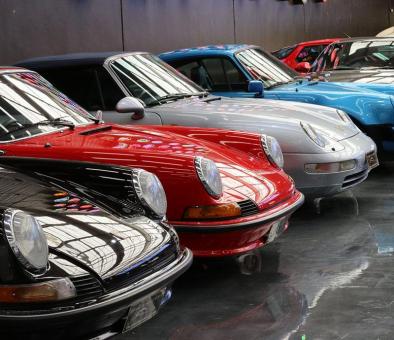 Porsche 911s car museum